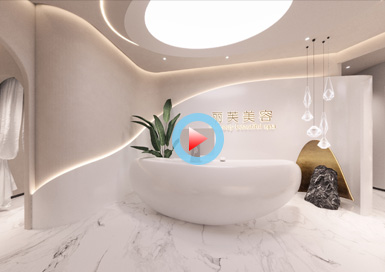 嘉興麗芙美容院設(shè)計(jì)全景